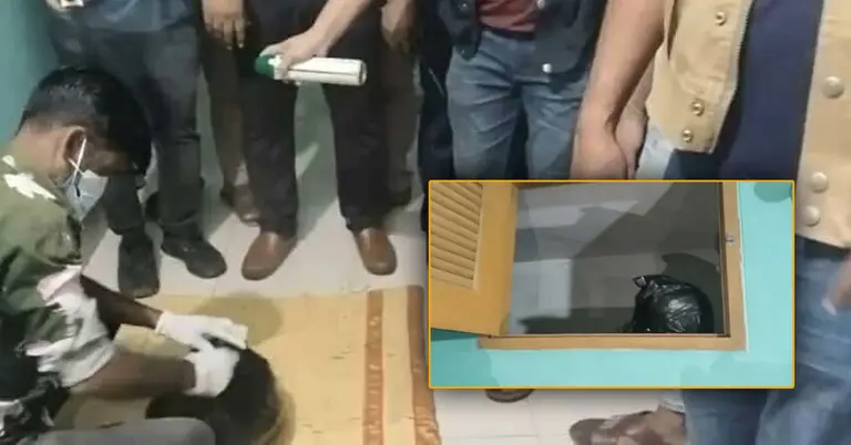 বাসার বাথরুমের কার্নিশ থেকে উদ্ধার করা মাথা